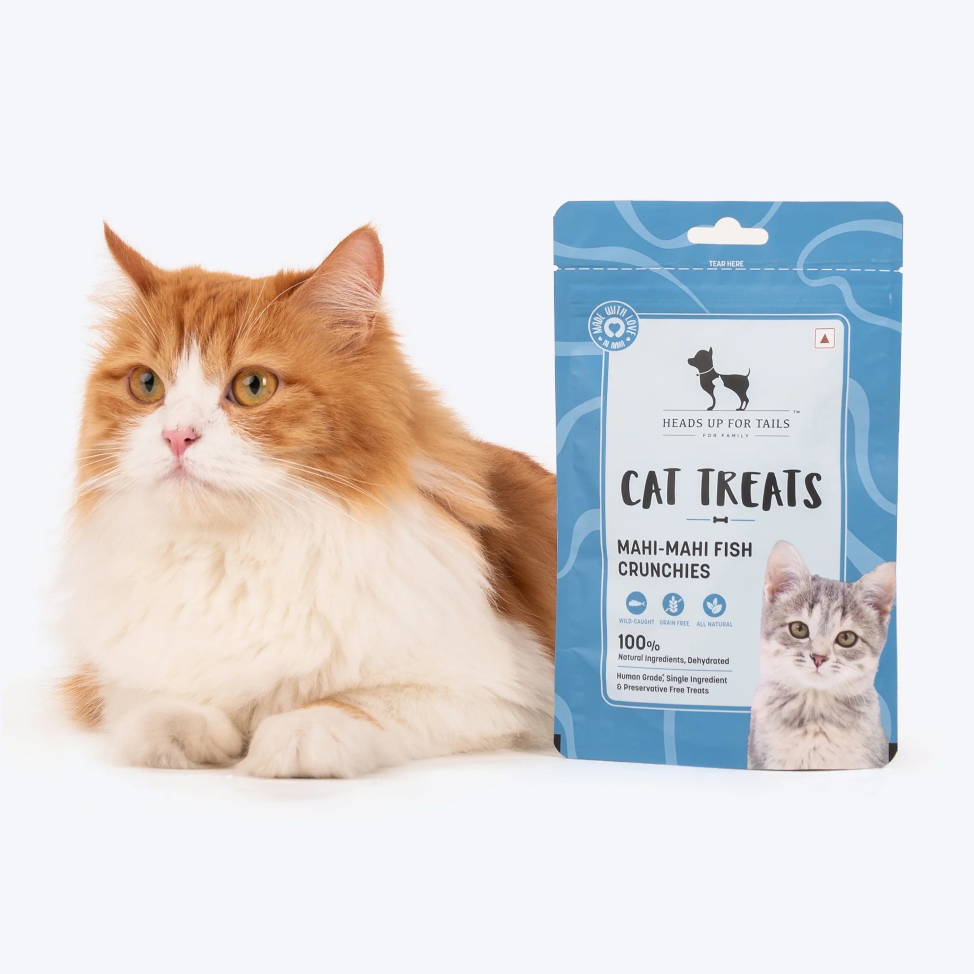 HUFT Cat Mahi Mahi Fish Crunchies - 35 g